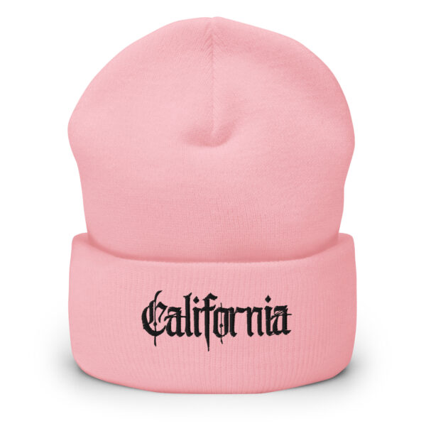 California Gothic Beanie – Edgy Streetwear Aesthetic - Image 3