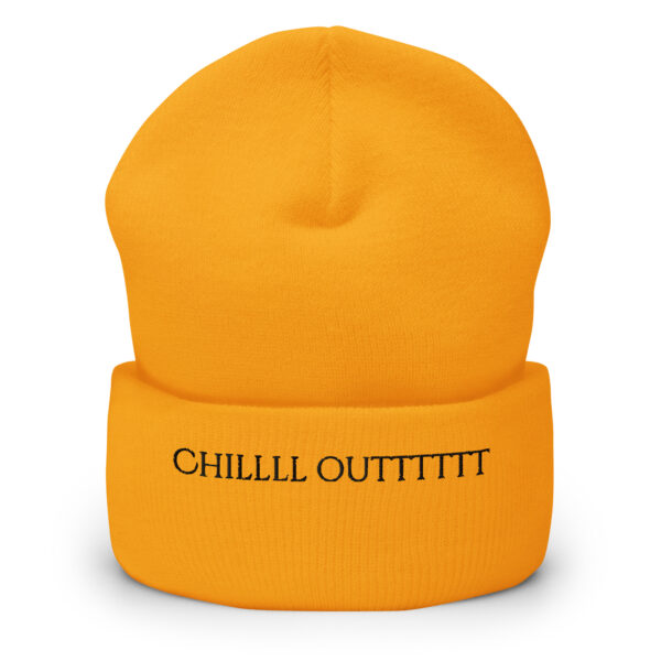 Chill Out Vintage Beanie – Relaxed & Timeless Aesthetic - Image 3