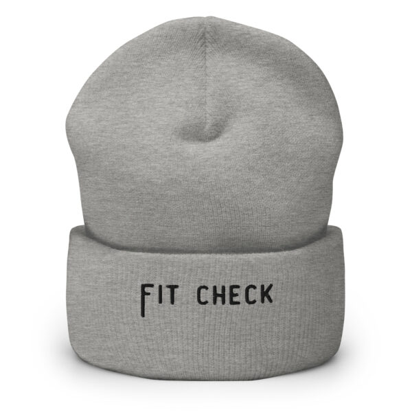 Fit Check Beanie – Minimal & Trendy Streetwear - Image 2