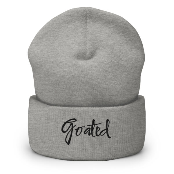 Goated Graffiti Beanie – Streetwear Essential with Urban Edge - Image 2