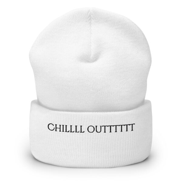 Chill Out Vintage Beanie – Relaxed & Timeless Aesthetic - Image 4