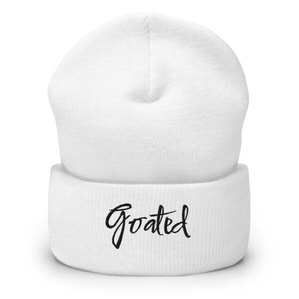 Goated Graffiti Beanie – Streetwear Essential with Urban Edge - Image 3