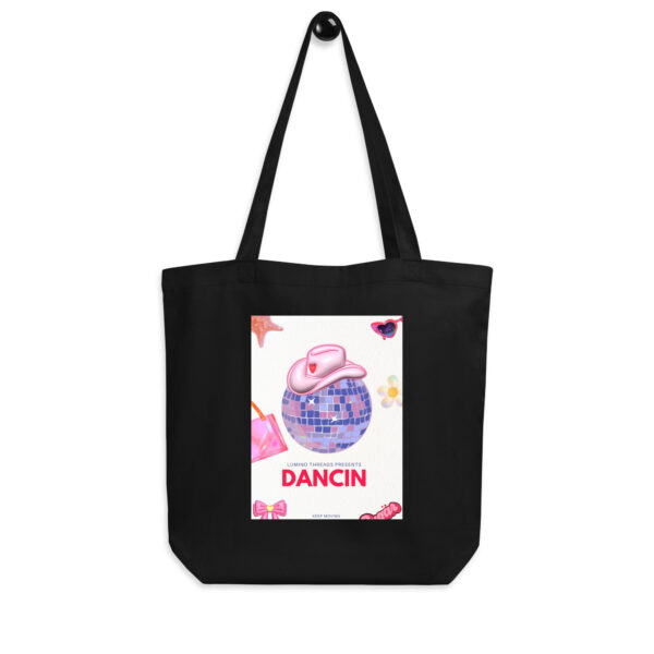 Dancing Disco Black Tote Bag – Taylor-Inspired & Retro Aesthetic