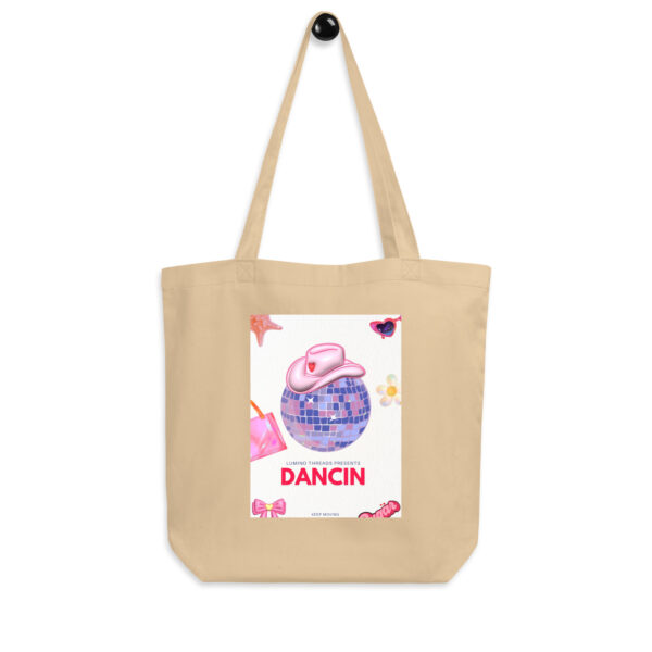 Dancing Disco Black Tote Bag – Taylor-Inspired & Retro Aesthetic - Image 2