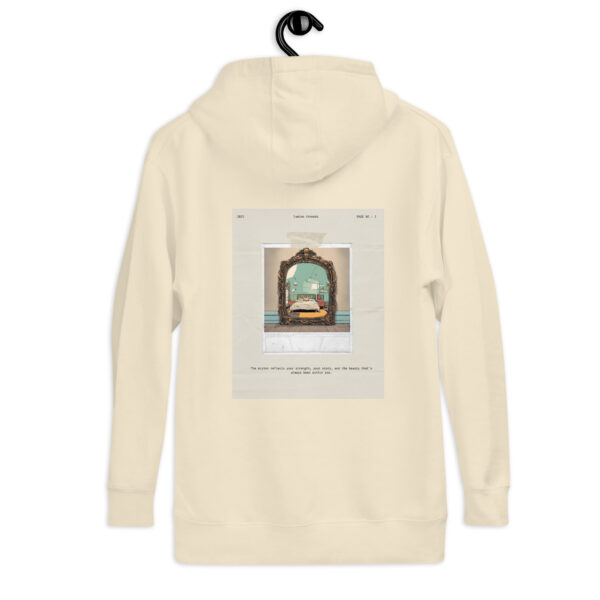 "Vintage Mirror Hoodie – Aesthetic Reflection Vibes (Unisex)" - Image 9