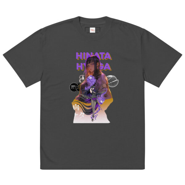 Oversized faded t-shirt | featuring hinata - Image 2