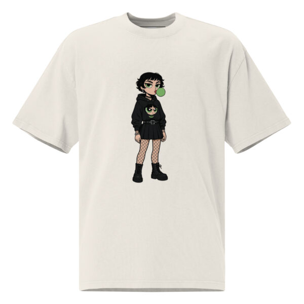 Oversized faded t-shirt | buttercup gothic baddie vibe