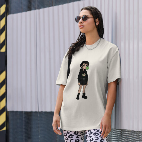 Oversized faded t-shirt | buttercup gothic baddie vibe - Image 5