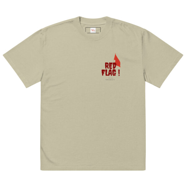 Oversized faded t-shirt | the ultimate red flag - Image 6