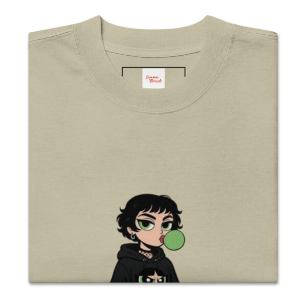 Oversized faded t-shirt | buttercup gothic baddie vibe - Image 2