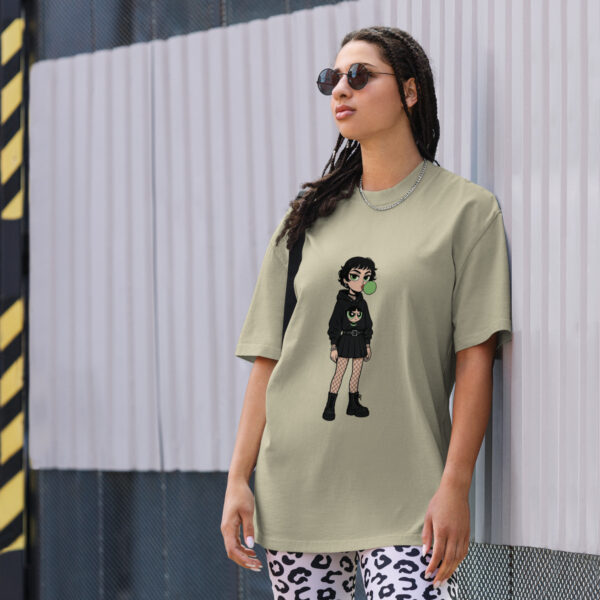 Oversized faded t-shirt | buttercup gothic baddie vibe - Image 4