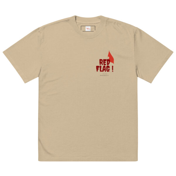 Oversized faded t-shirt | the ultimate red flag - Image 4