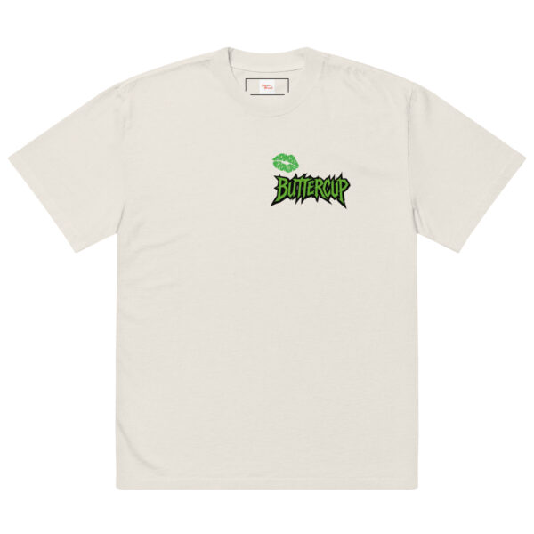 Oversized faded t-shirt | buttercup gothic baddie vibe